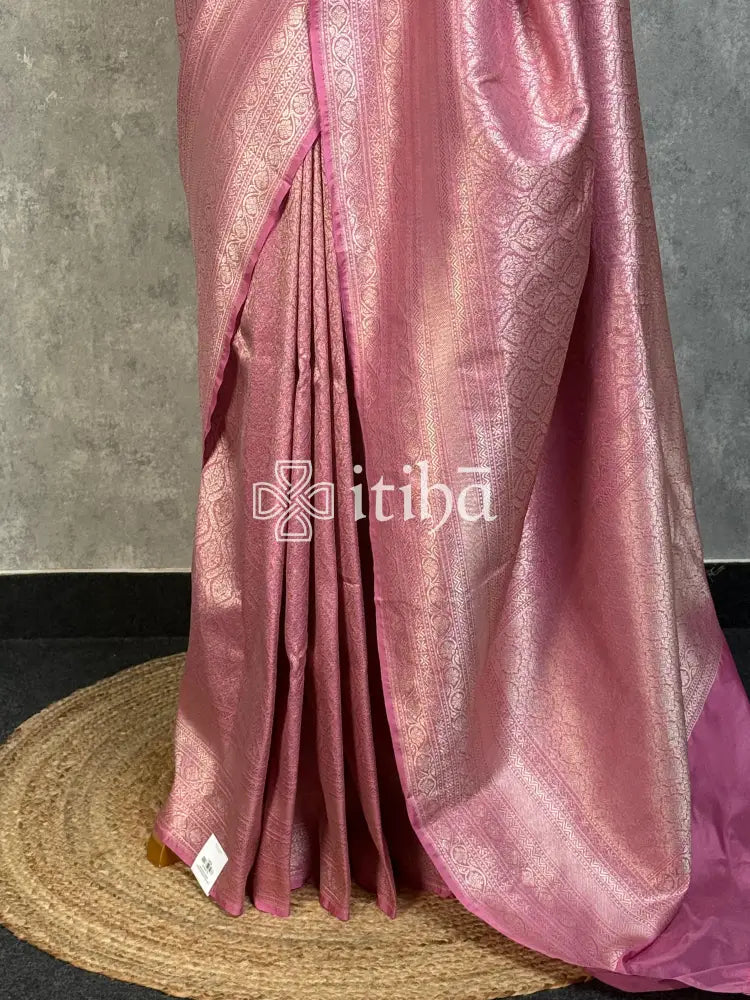 SEMI KATAN WATER ZARI BROCADE BANARASI SAREE