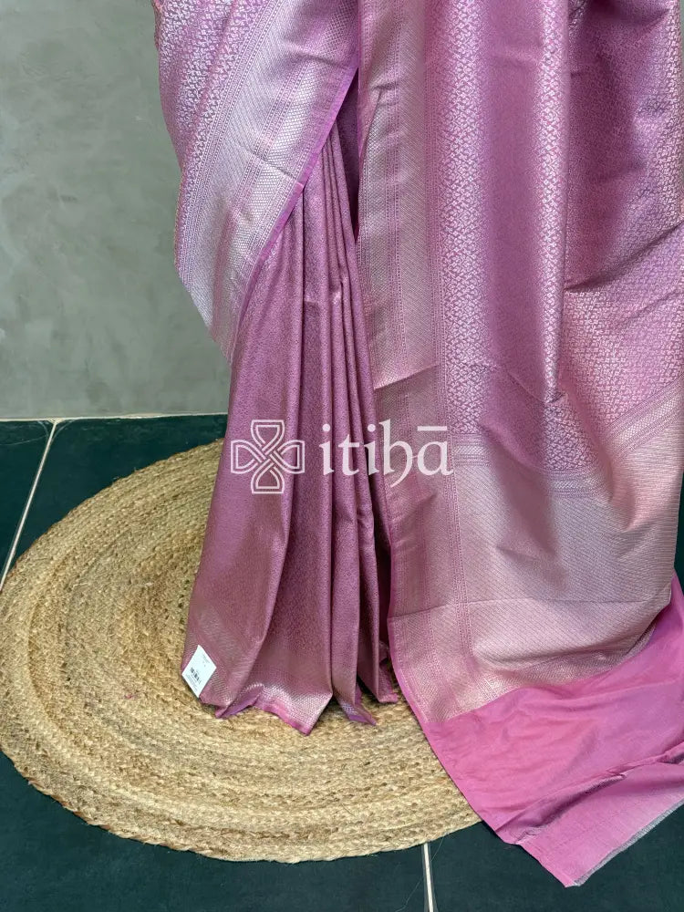 SEMI KATAN WATER ZARI BROCADE BANARASI SAREE