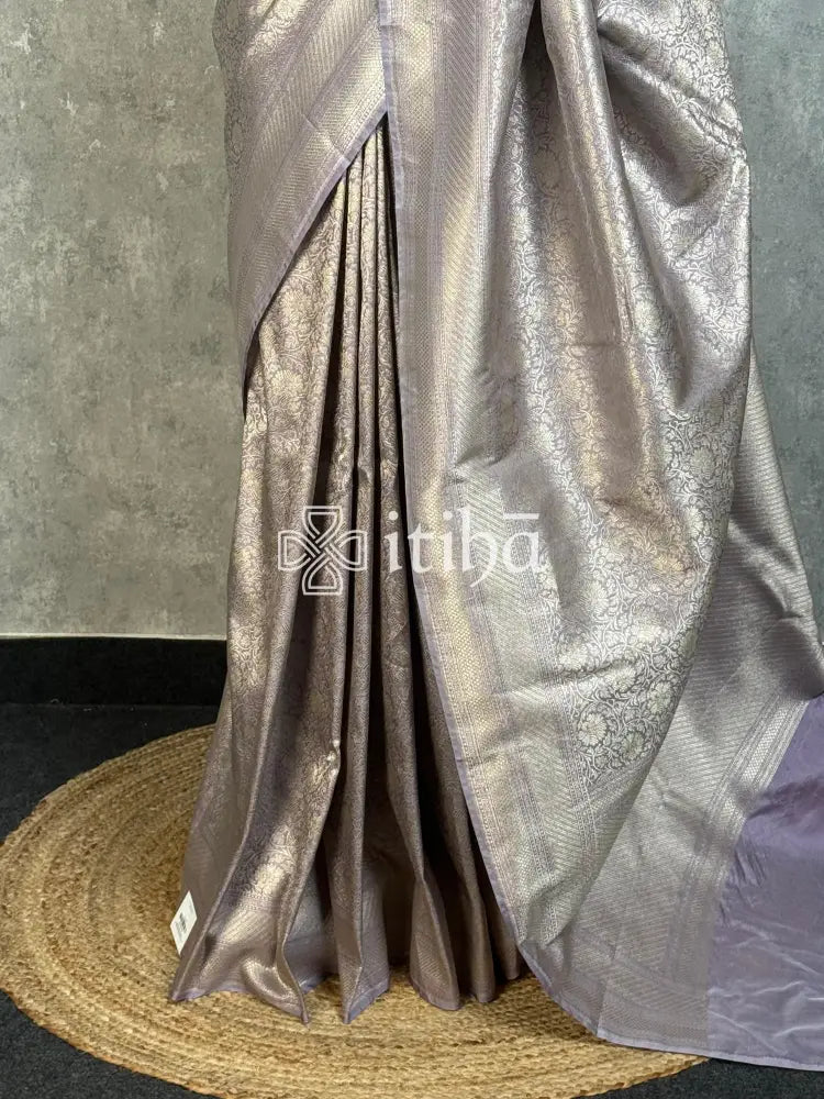 SEMI KATAN WATER ZARI BROCADE BANARASI SAREE