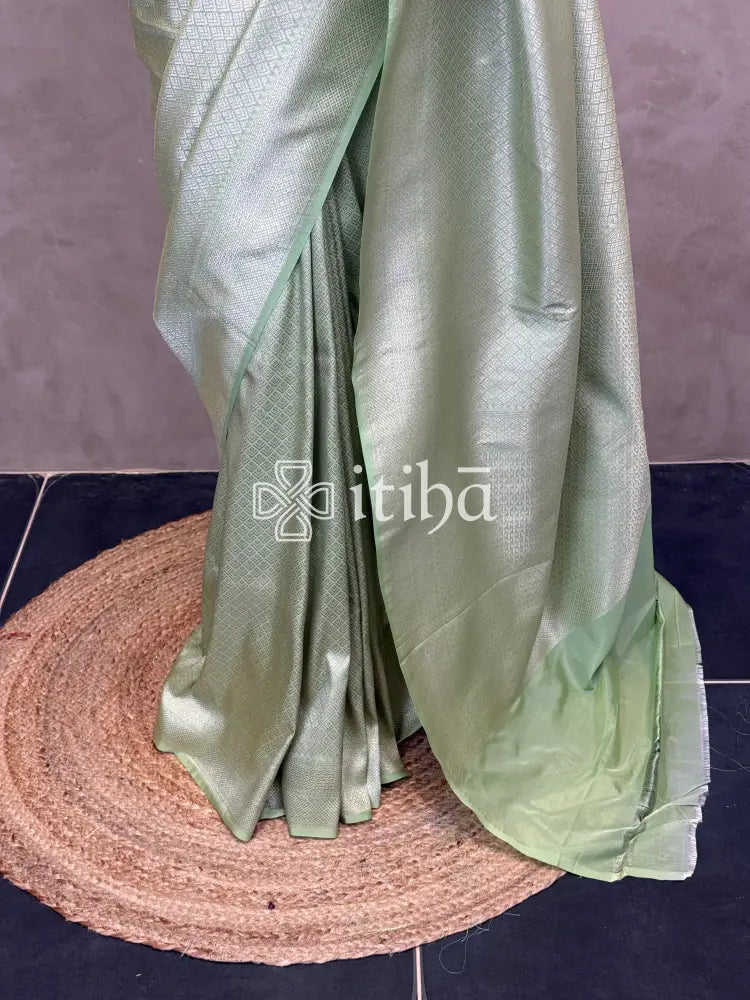 SEMI KATAN WATER ZARI BROCADE BANARASI SAREE