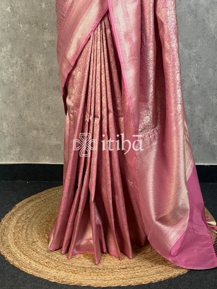 SEMI KATAN WATER ZARI BROCADE BANARASI SAREE
