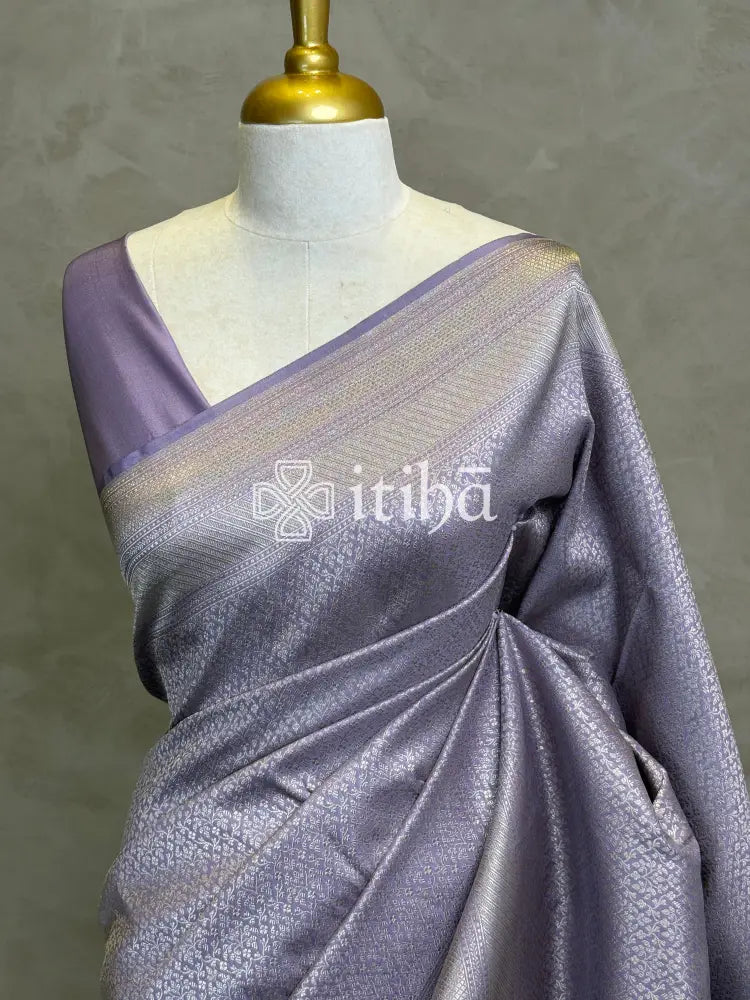 SEMI KATAN WATER ZARI BROCADE BANARASI SAREE