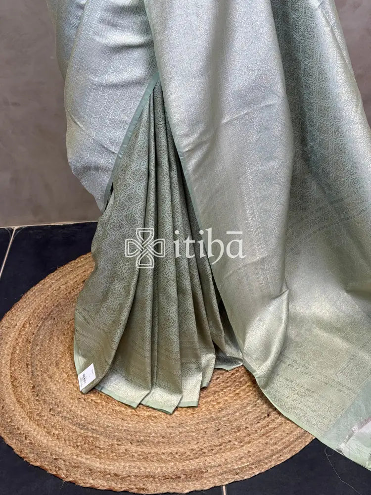SEMI KATAN WATER ZARI BROCADE BANARASI SAREE
