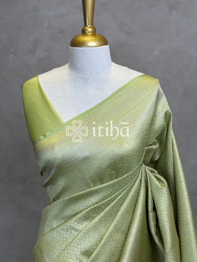 SEMI KATAN WATER ZARI BROCADE BANARASI SAREE