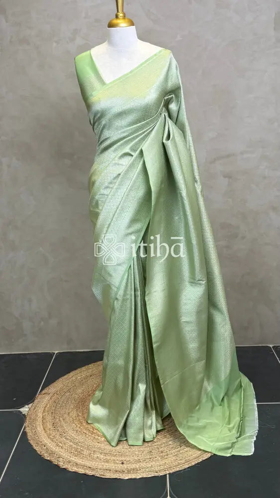 SEMI KATAN WATER ZARI BROCADE BANARASI SAREE
