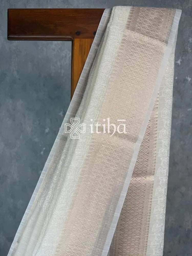 SEMI KOTA EMBROIDERY BANARASI SAREE