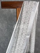 SEMI LINEN PRINTED SAREE