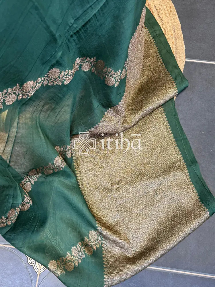 SEMI MATKA TUSSAR BANARASI SAREE