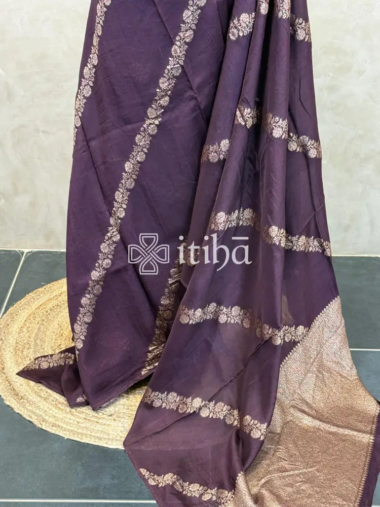 SEMI MATKA TUSSAR BANARASI SAREE