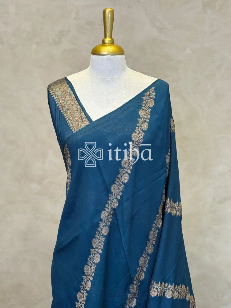 SEMI MATKA TUSSAR BANARASI SAREE