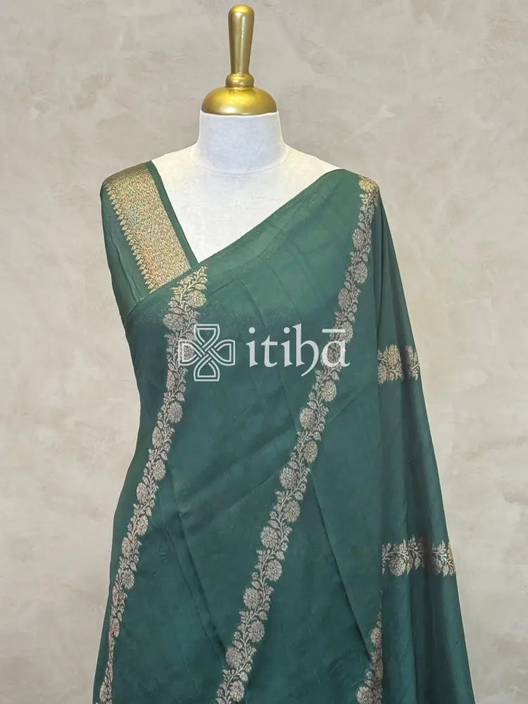 SEMI MATKA TUSSAR BANARASI SAREE