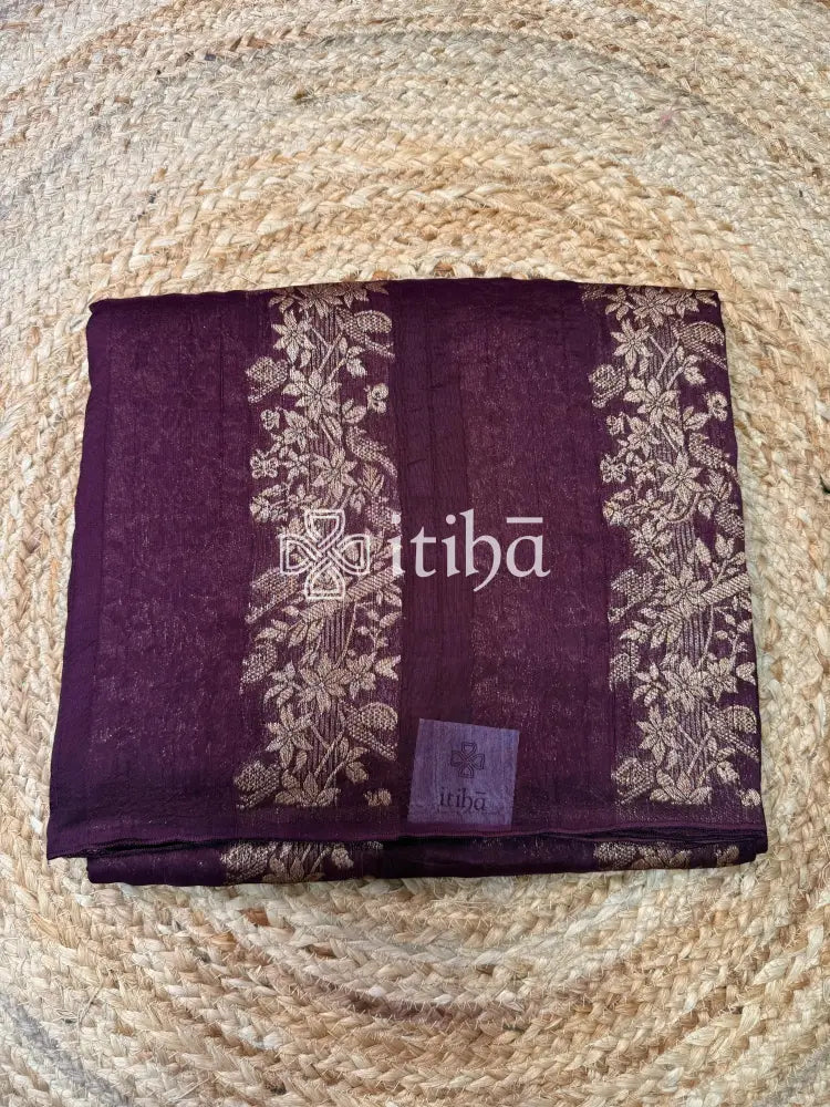 SEMI MATKA TUSSAR BANARASI SAREE