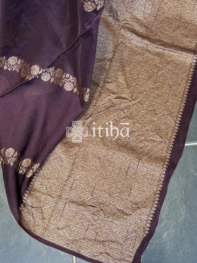 SEMI MATKA TUSSAR BANARASI SAREE