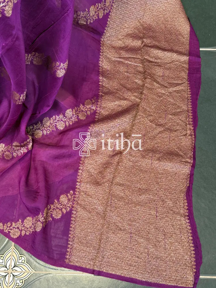 SEMI MATKA TUSSAR BANARASI SAREE