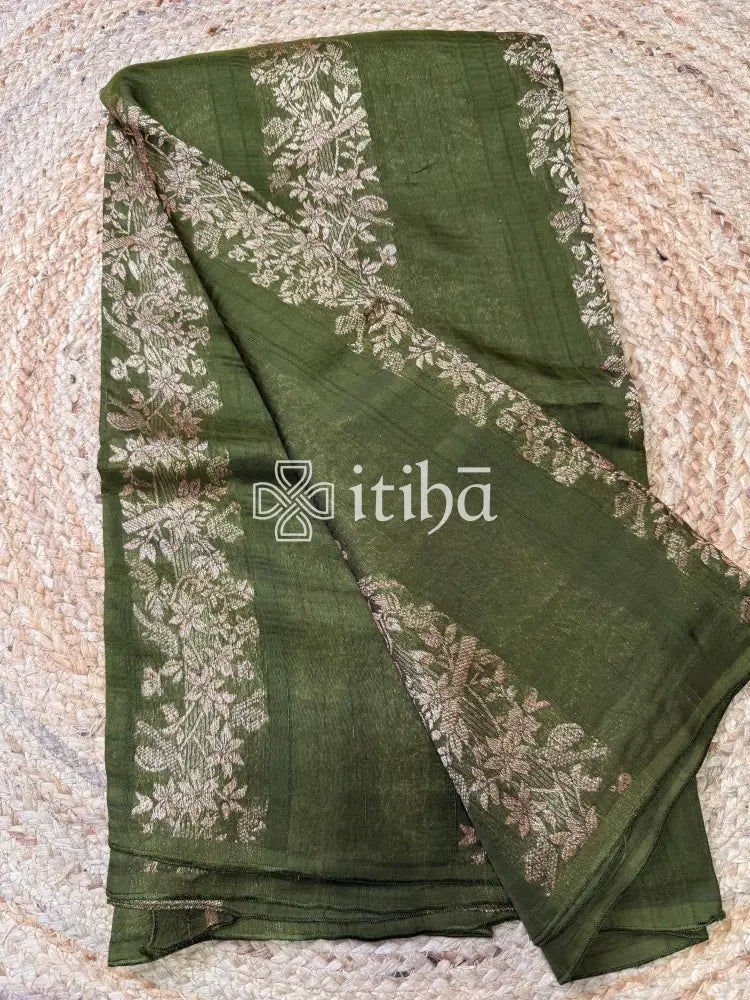 SEMI MATKA TUSSAR BANARASI SAREE
