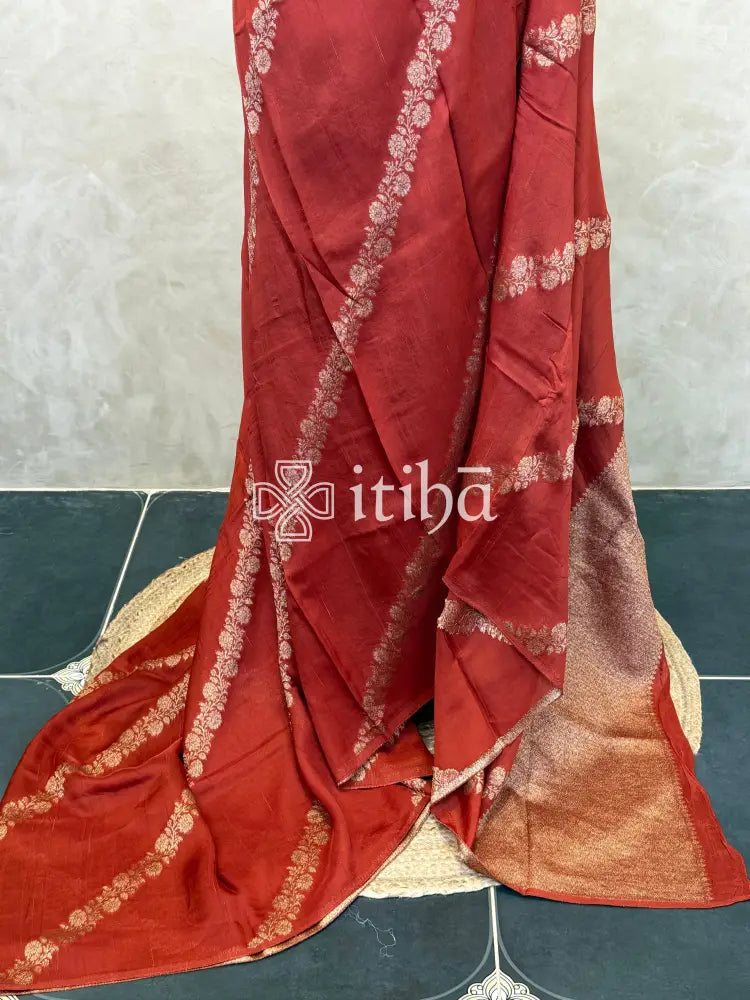 SEMI MATKA TUSSAR BANARASI SAREE