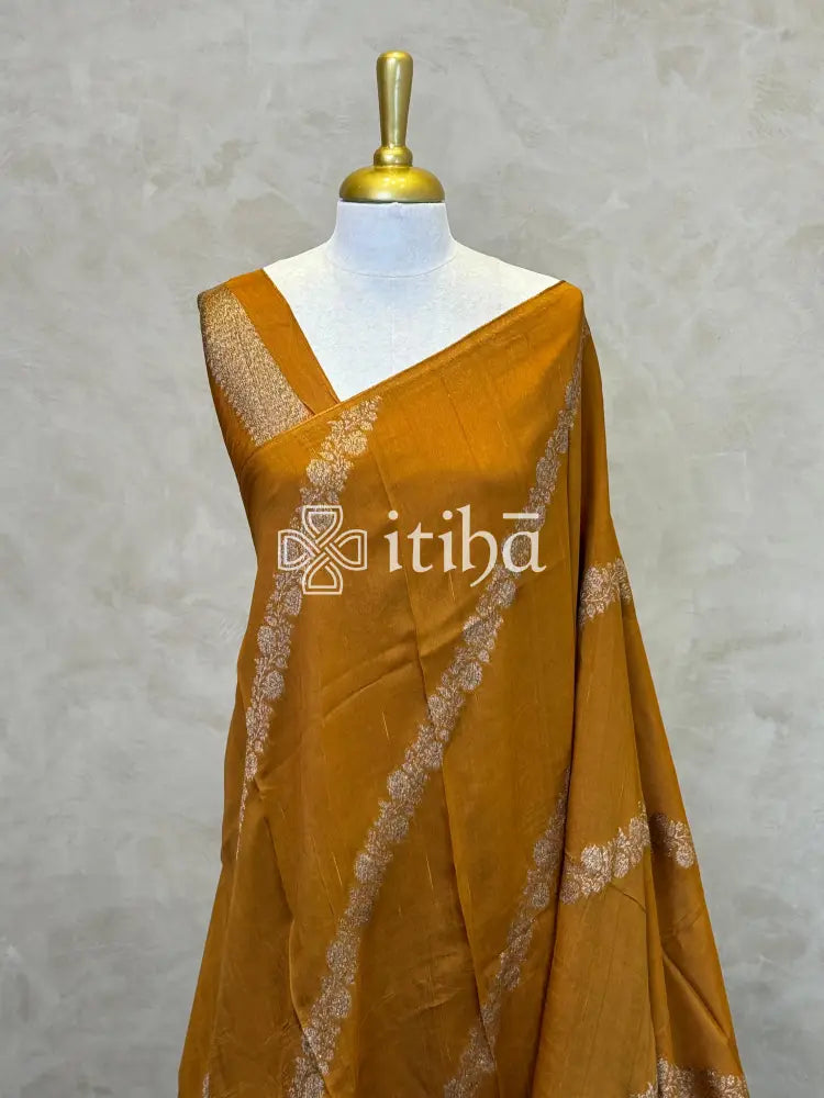 SEMI MATKA TUSSAR BANARASI SAREE