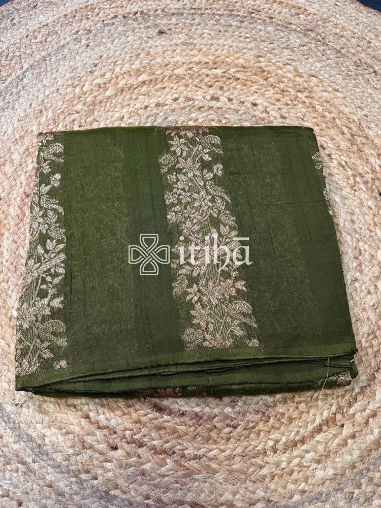 SEMI MATKA TUSSAR BANARASI SAREE