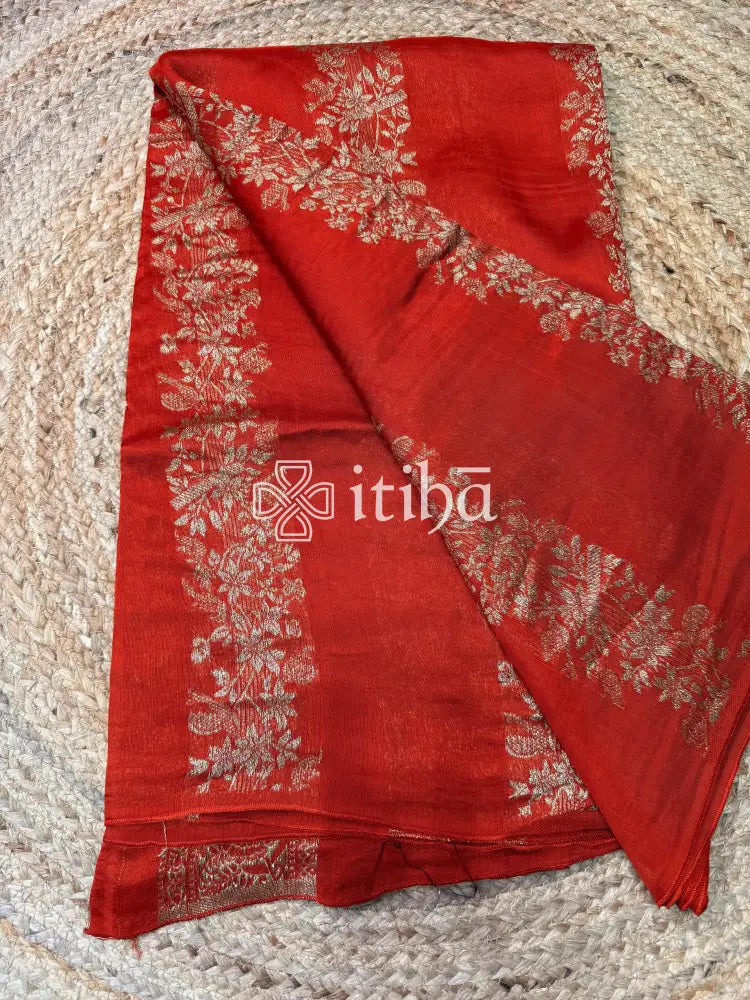 SEMI MATKA TUSSAR BANARASI SAREE
