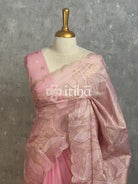 SEMI ORGANZA EMBROIDERY SAREE
