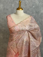 SEMI ORGANZA EMBROIDERY SAREE
