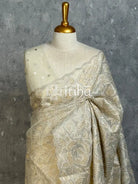 SEMI ORGANZA EMBROIDERY SAREE