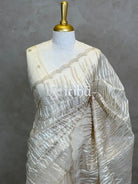 SEMI ORGANZA EMBROIDERY SAREE