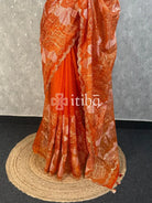 SEMI ORGANZA EMBROIDERY SAREE