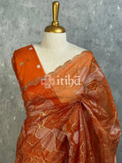 SEMI ORGANZA EMBROIDERY SAREE