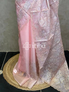 SEMI ORGANZA EMBROIDERY SAREE