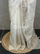 SEMI ORGANZA EMBROIDERY SAREE