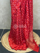 SEMI SILK CHARCHOLA BHANDHINI SAREE
