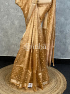 SEMI TISSUE ORGANZA BANARASI SAREE