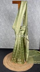 SEMI TISSUE ORGANZA BANARASI SAREE