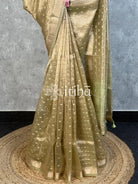 SEMI TISSUE ORGANZA BANARASI SAREE