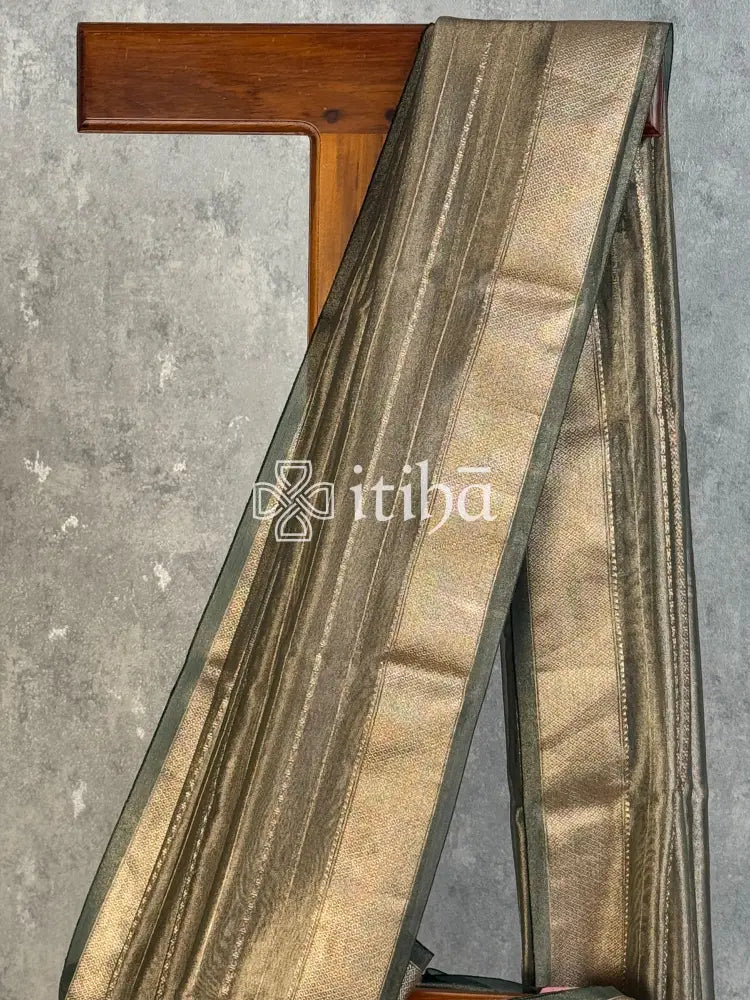 SEMI TISSUE ORGANZA BANARASI SAREE