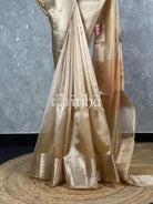SEMI TISSUE ORGANZA BANARASI SAREE