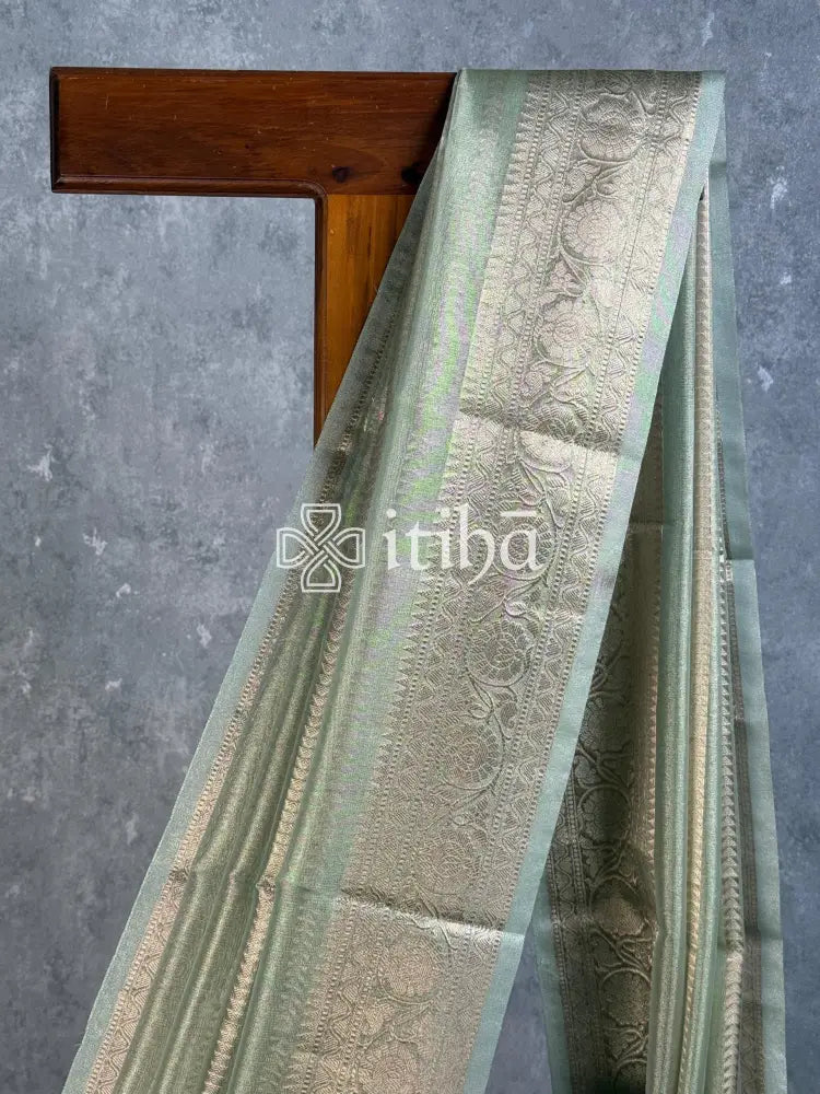 SEMI TISSUE ORGANZA BANARASI SAREE