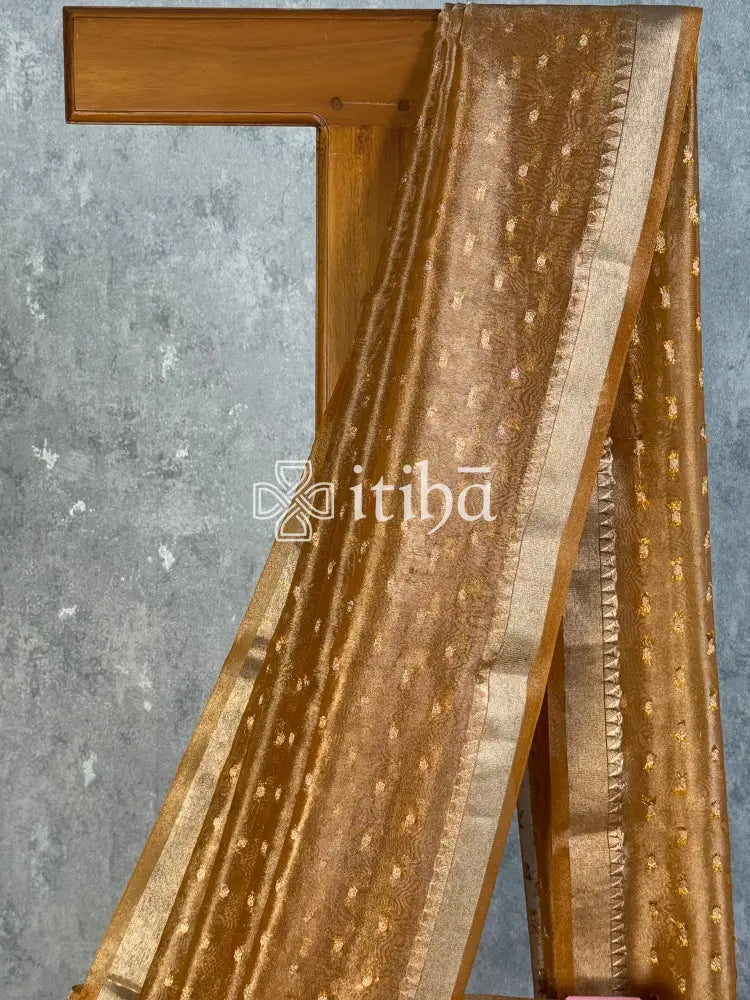 SEMI TISSUE ORGANZA BANARASI SAREE