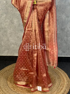 SEMI TISSUE ORGANZA BANARASI SAREE