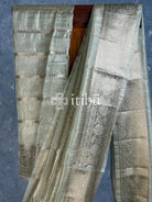 SEMI TISSUE ORGANZA BANARASI SAREE