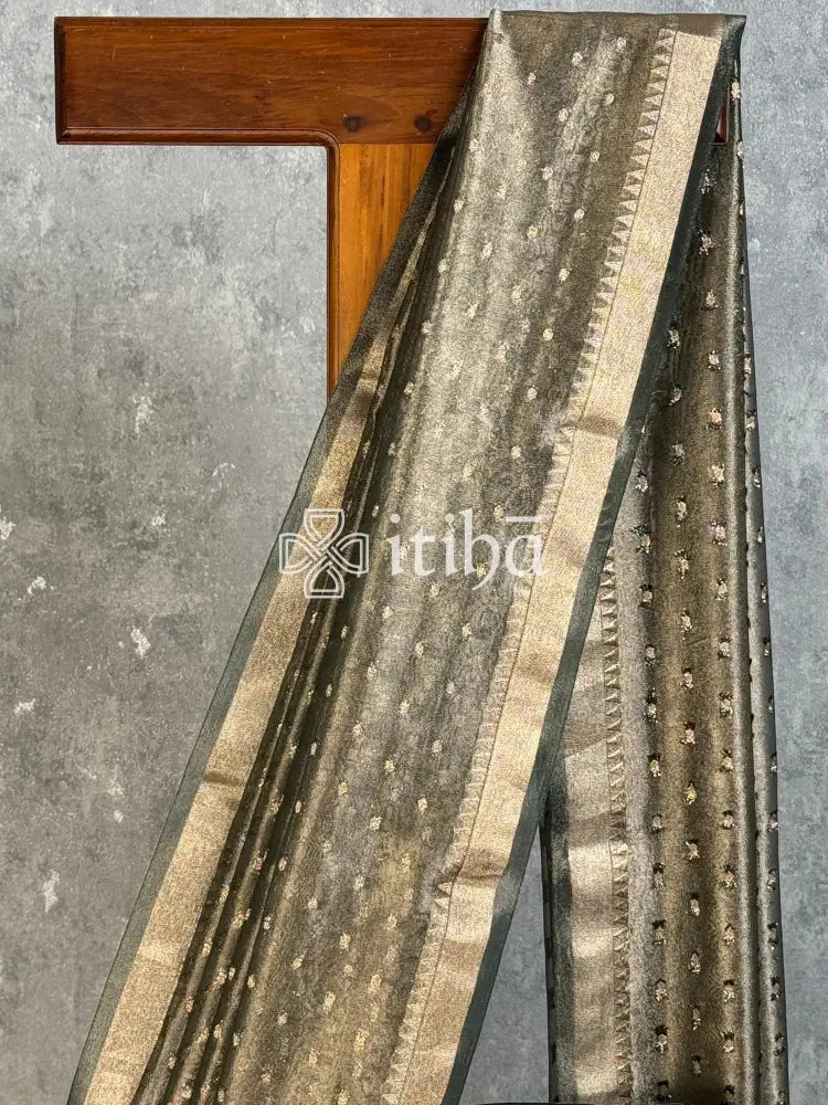 SEMI TISSUE ORGANZA BANARASI SAREE