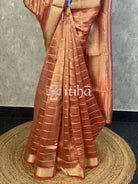 SEMI TISSUE ORGANZA BANARASI SAREE