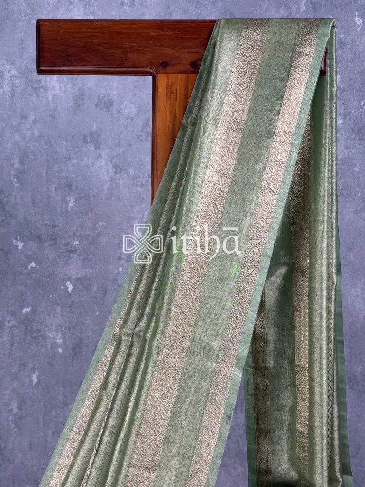 SEMI TISSUE ORGANZA BANARASI SAREE