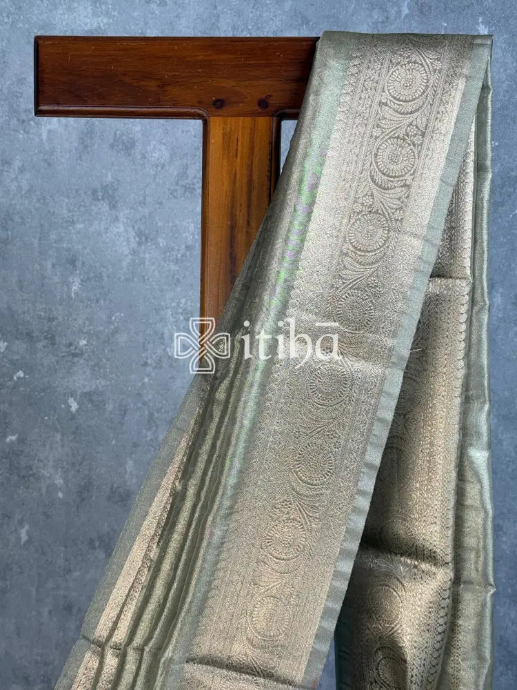 SEMI TISSUE ORGANZA BANARASI SAREE