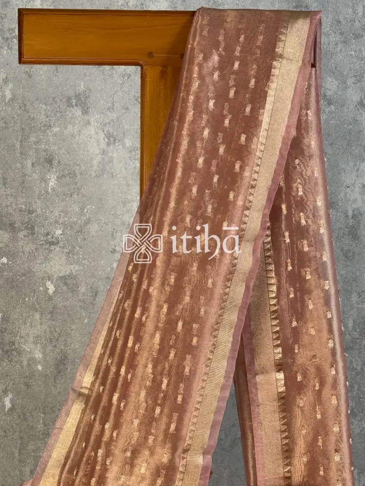 SEMI TISSUE ORGANZA BANARASI SAREE