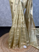 SEMI TISSUE ORGANZA BANARASI SAREE