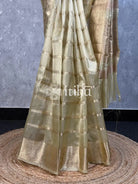 SEMI TISSUE ORGANZA BANARASI SAREE