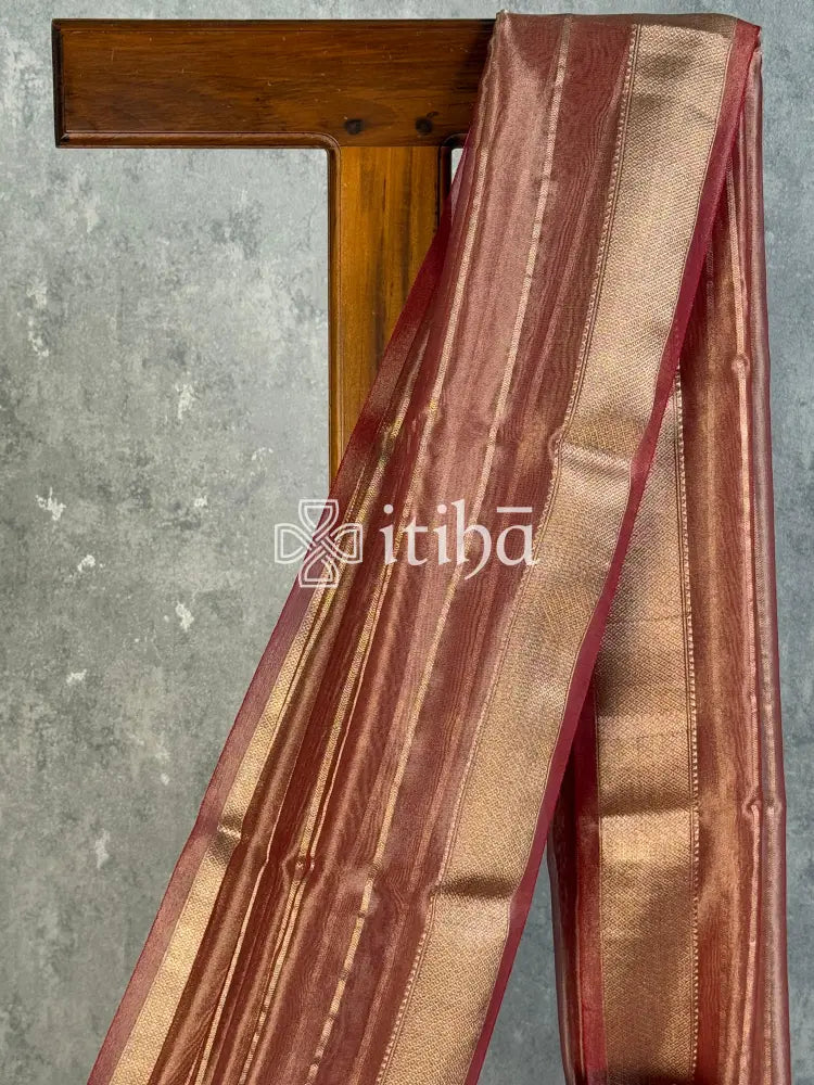 SEMI TISSUE ORGANZA BANARASI SAREE