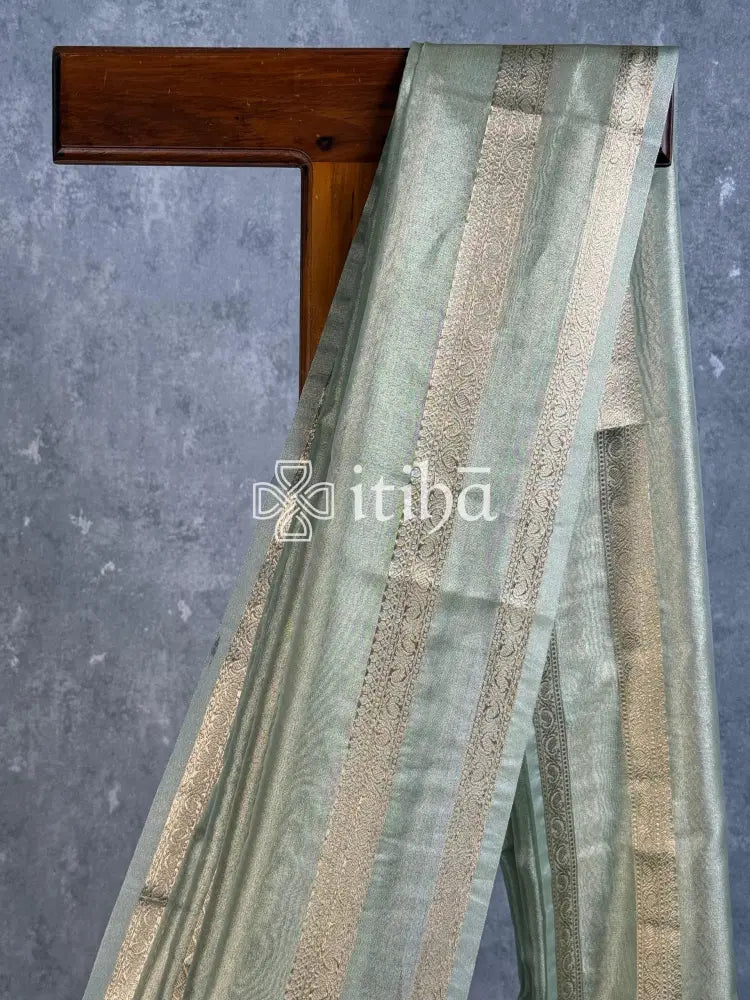 SEMI TISSUE ORGANZA BANARASI SAREE